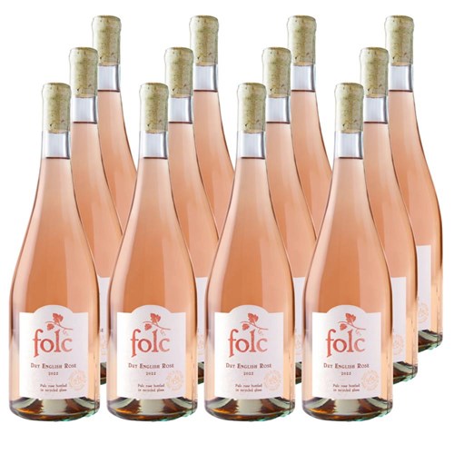 Case of 12 Folc English Rose Wine 75cl
